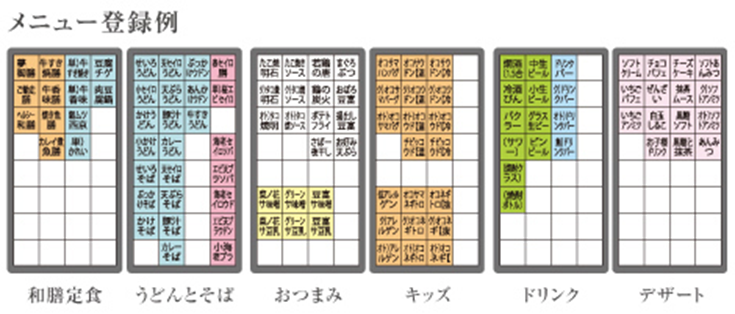 Casio製飲食店用posレジシステム V R0 ブックレット